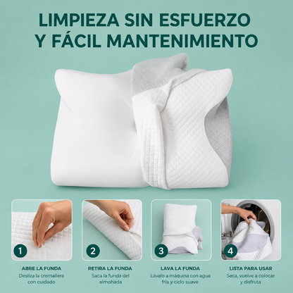 Almohada Cervical Ergonómica Viscoelástica