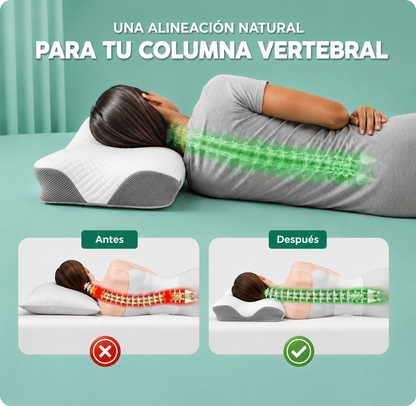 Almohada Cervical Ergonómica Viscoelástica