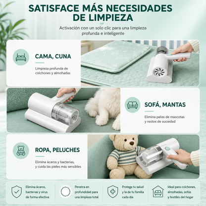 Aspiradora Antiácaros UV Portátil